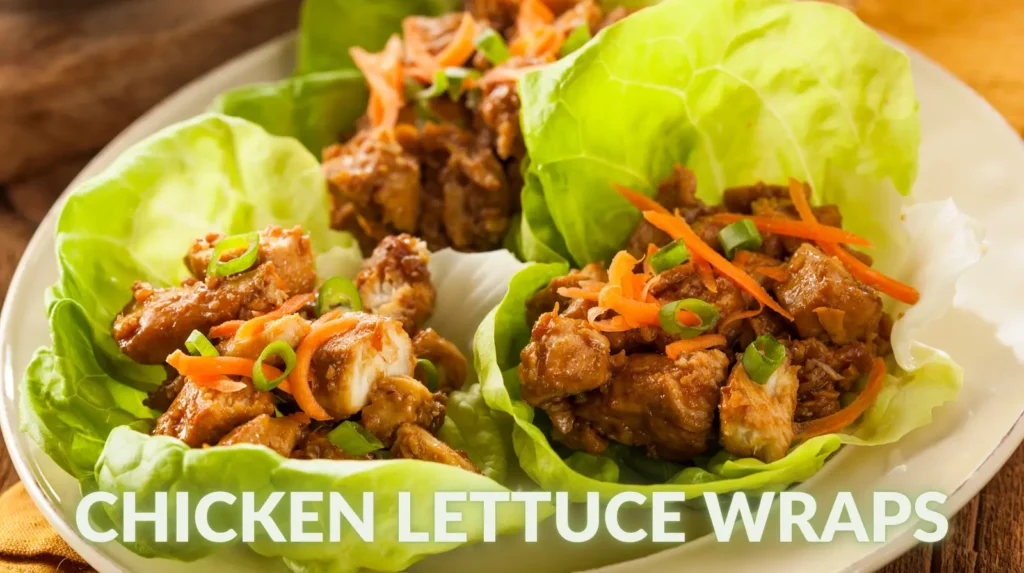 Chicken Lettuce Wraps Recipe