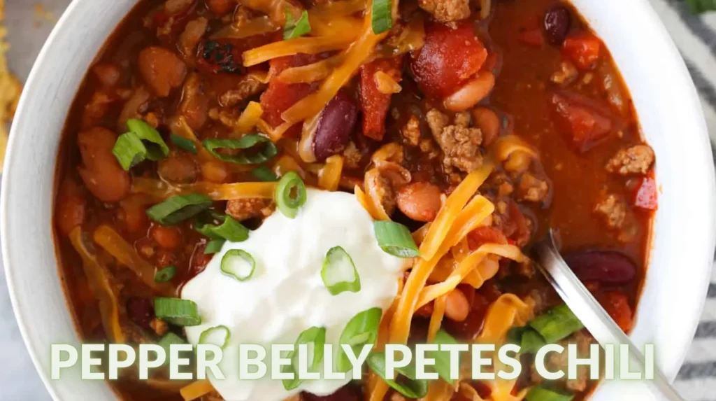 Pepper Belly Petes Chili Recipe